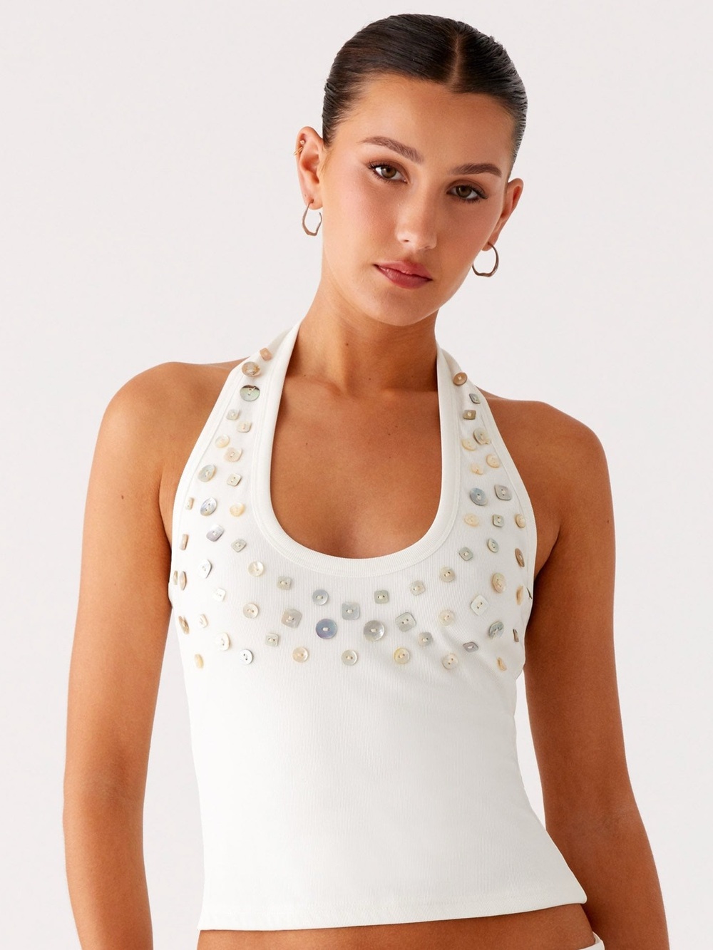 Pepper Mayo Vegas Nights Halter Top SMALL